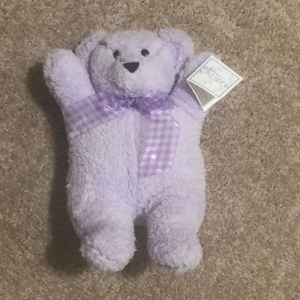 Lavender Lou Teddy. Heat pad